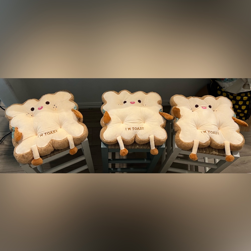 “I’m Toast” seat cushion - Picture 2 of 8